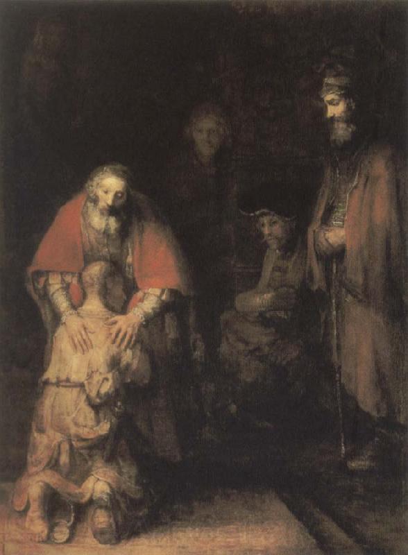 REMBRANDT Harmenszoon van Rijn The Return of the Prodigal son Germany oil painting art
